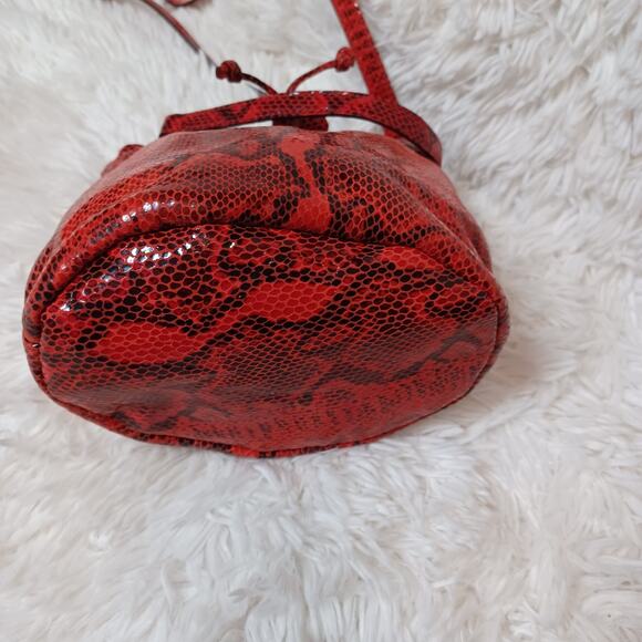 Jolie By Edward Spiers Leather Crossbody Genuine Leather Italy Bag. - Picture 9 of 10